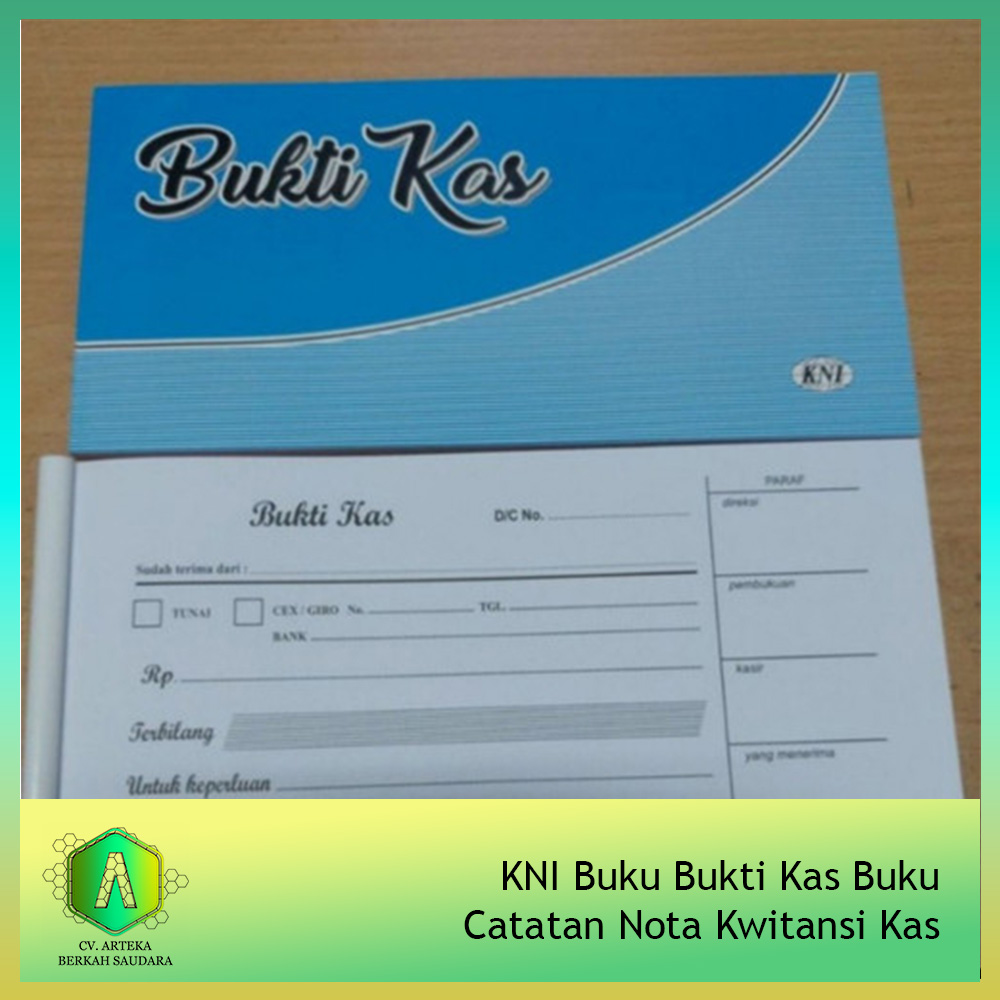 KNI Buku Bukti Kas Buku Catatan Nota Kwitansi Kas SIPLah