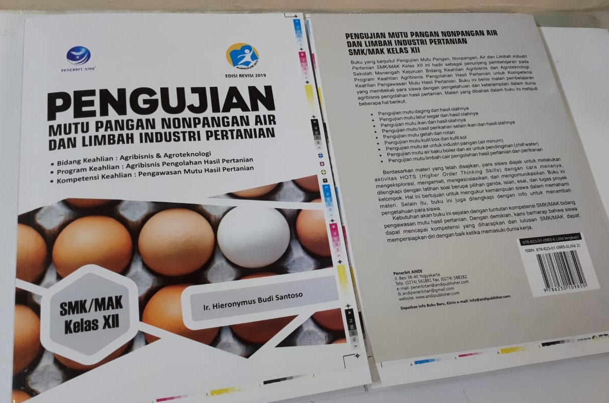 Pengujian Mutu Pangan Nonpangan Air Dan Limbah Industri Pertanian Untuk