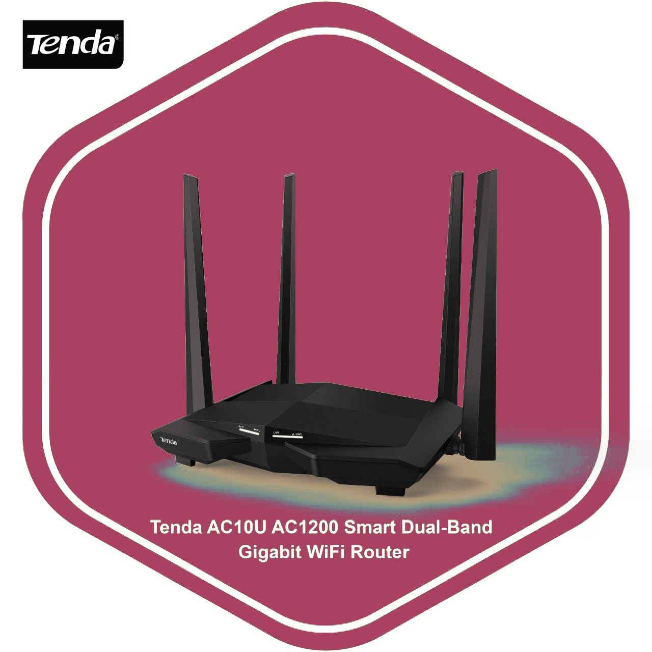 Tenda Ac U Ac Smart Dual Band Gigabit Wifi Router Siplah