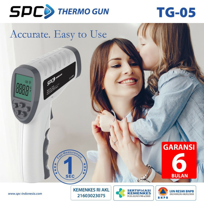 SPC Thermometer Gun Infrared TG 05 PENGUKUR SUHU TUBUH BADAN PANAS