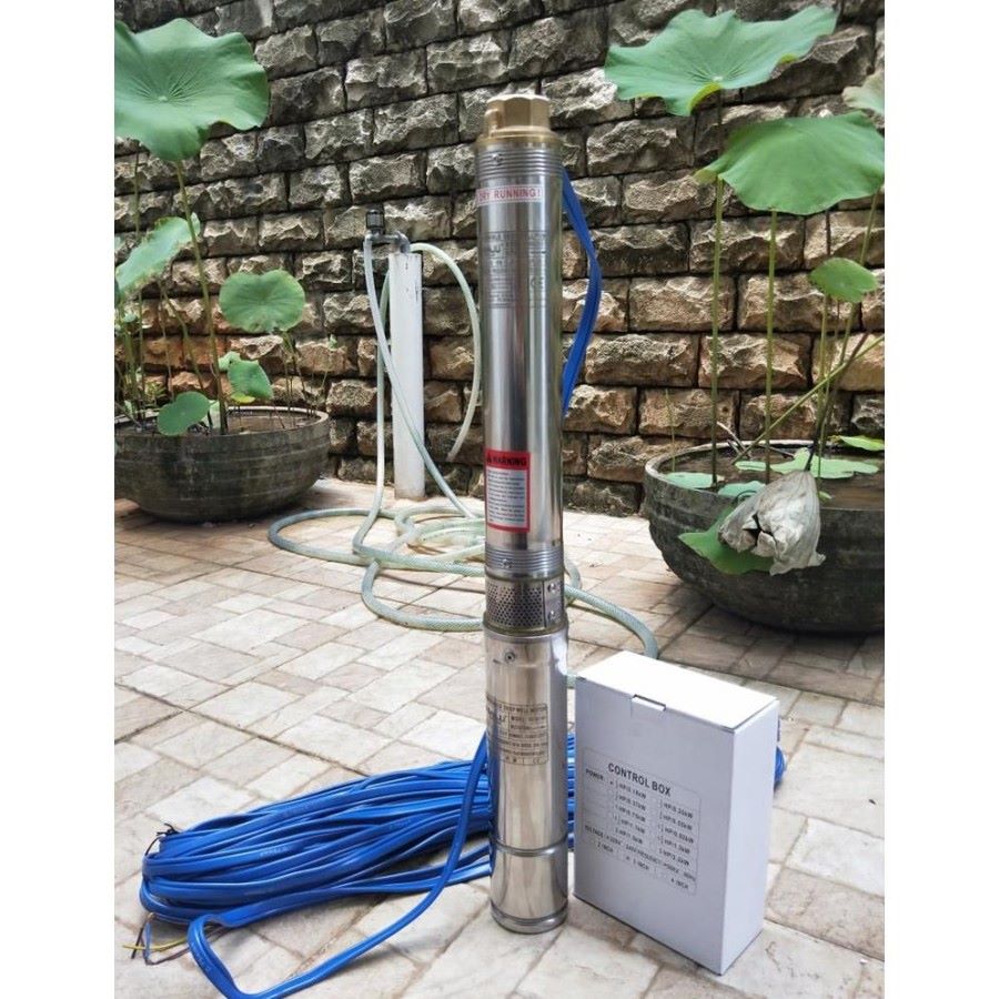 Pompa Satelit Submersible Pump Casing Pipa Inch Hp Kabel Biru Mtr