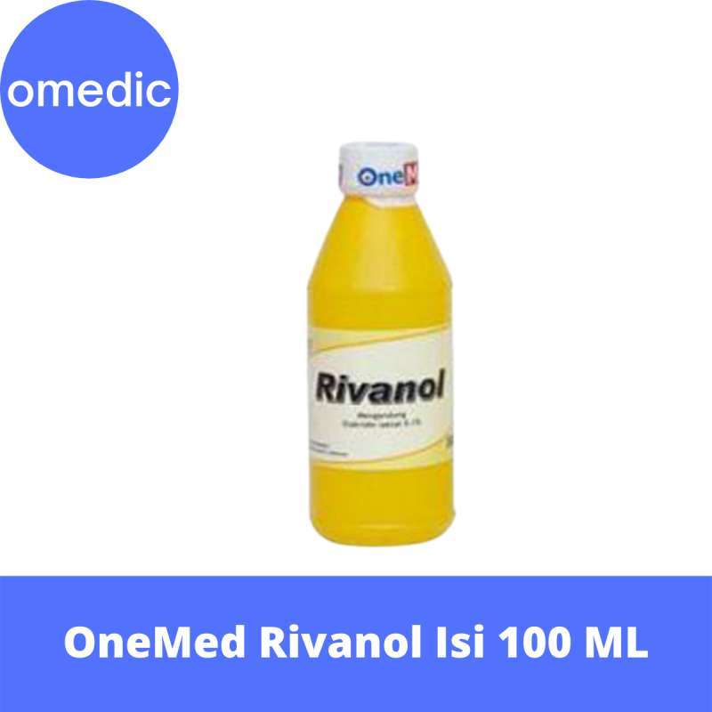 OneMed Rivanol Cairan Antiseptik Pembersih Luka Isi 100 ML SIPLah