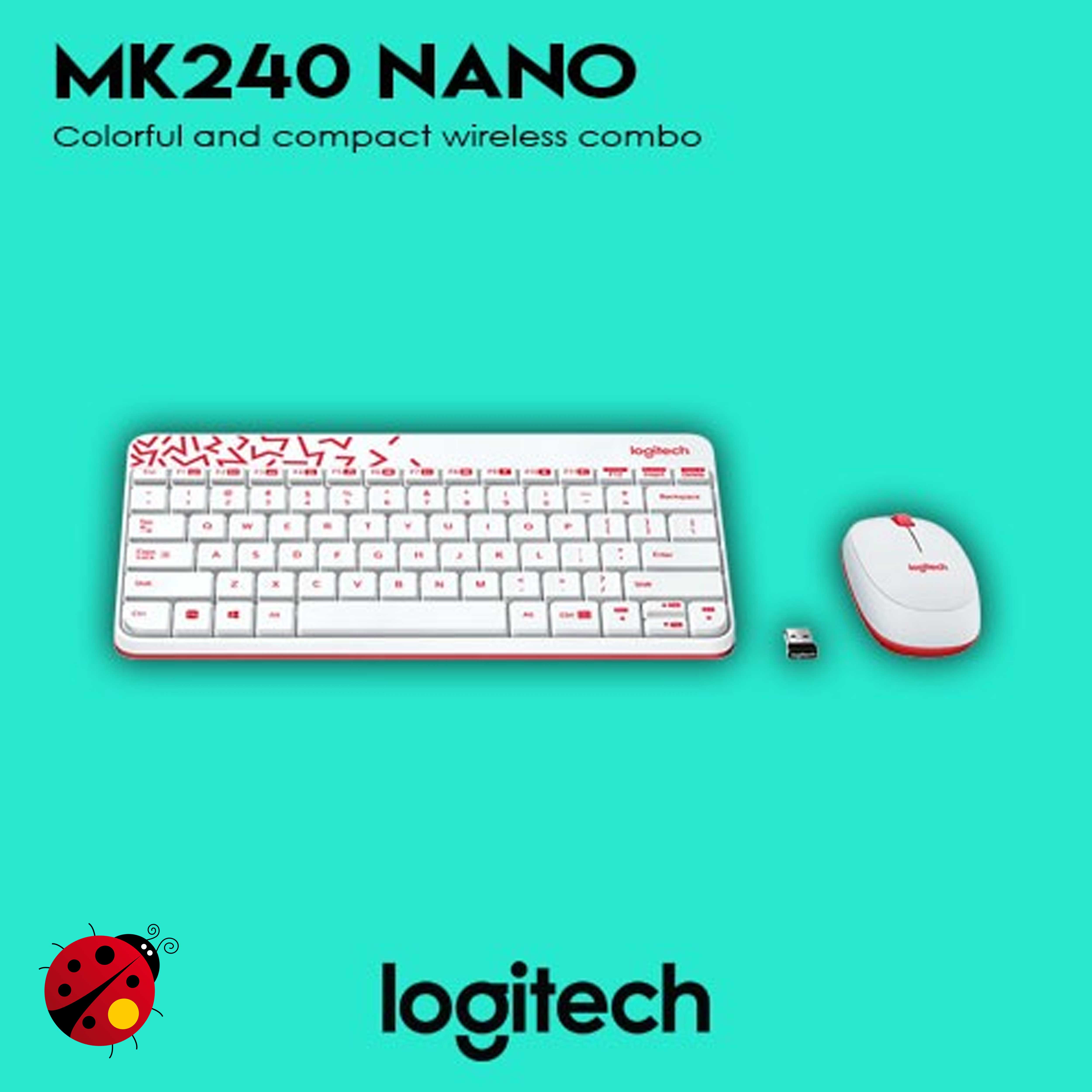 Logitech Mk Nano Mini Keyboard Mouse Wireless Siplah