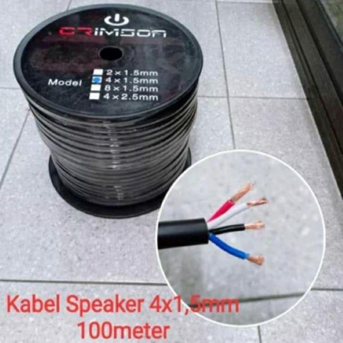 KABEL SPEAKER 4 X 1 5 MM PER METER SIPLah