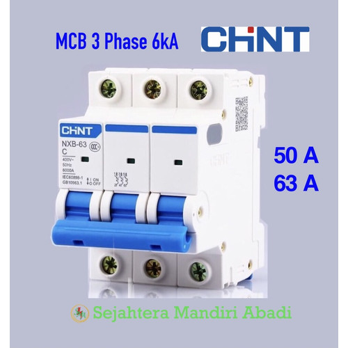 MCB 3 Phase 50A Chint SIPLah