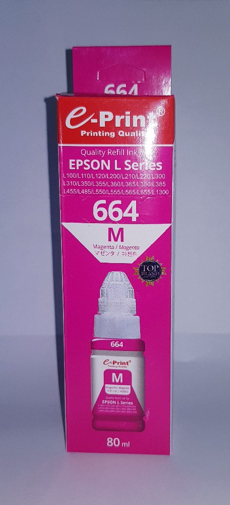 TINTA EPRINT EPSON 664 WARNA MERAH MAGENTA SIPLah