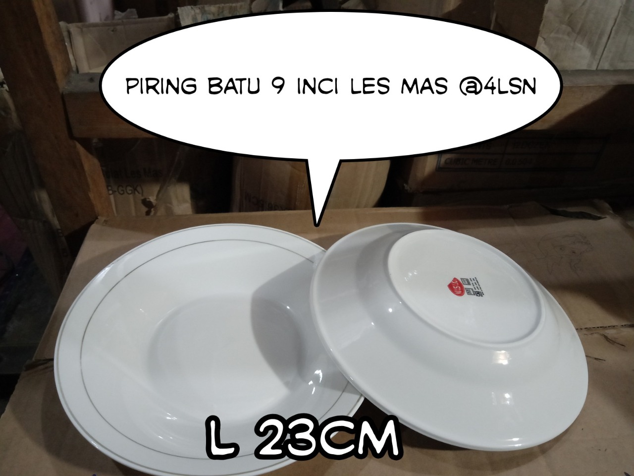 Piring Makan Inch Per Lusin Siplah