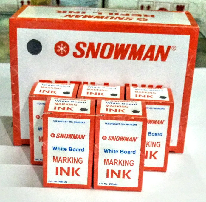 Tinta Refill Spidol WhiteBoard Snowman SIPLah