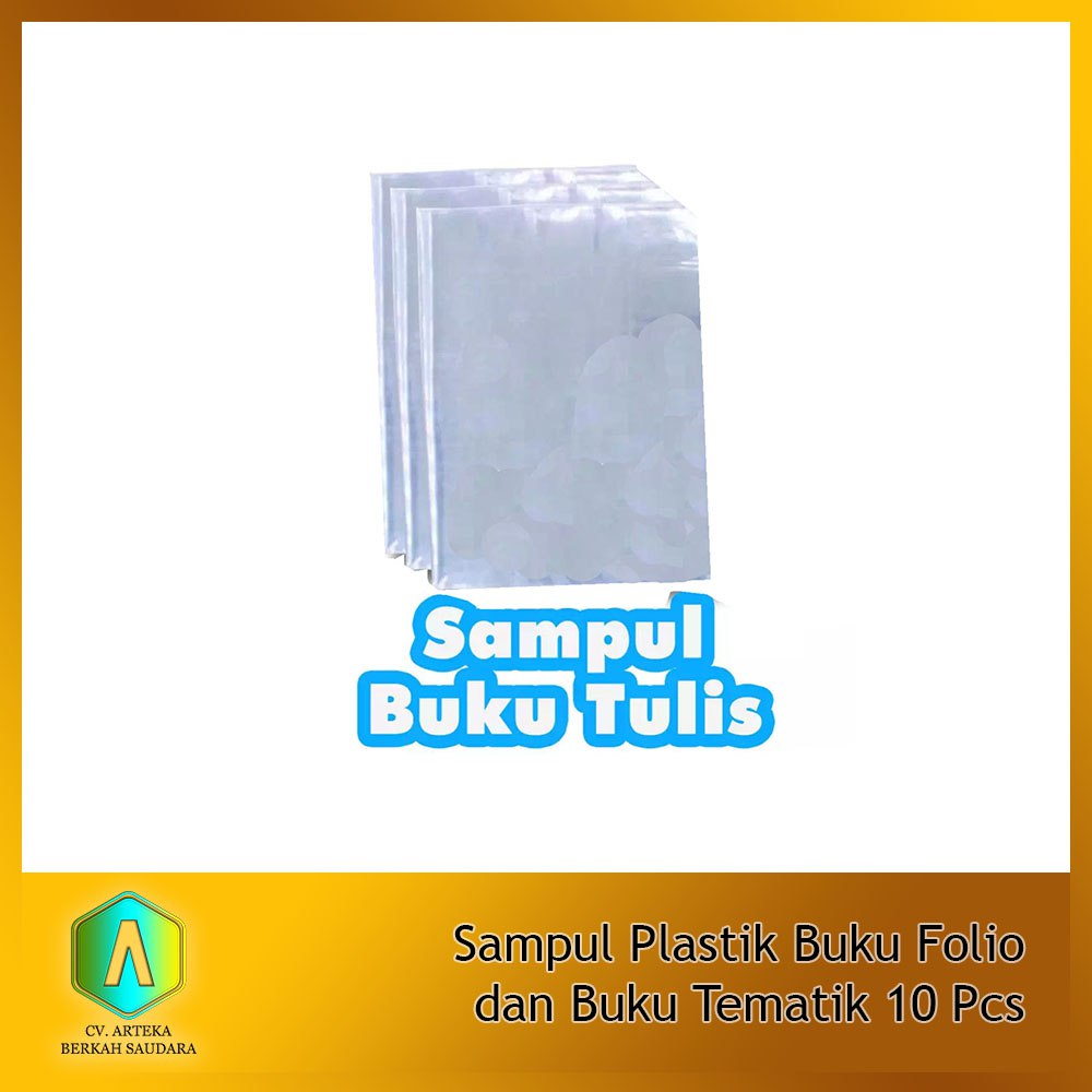 Sampul Plastik Buku Folio dan Buku Tematik 10 Pcs | SIPLah