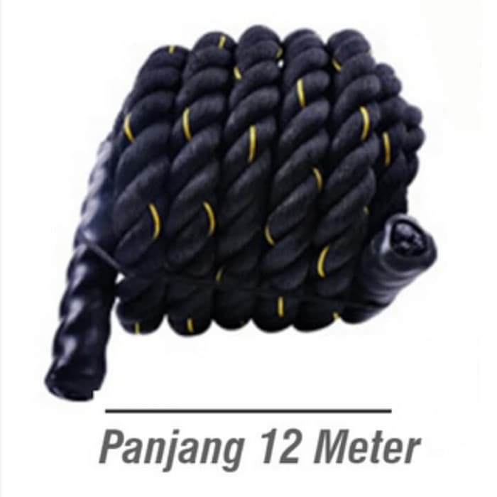 36mm X 10m Battling Rope – Synthetic Hemp, Fitness Gym Rope, 4kg, Unbranded, Free Delivery