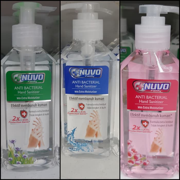 harga nuvo hand sanitizer 250ml