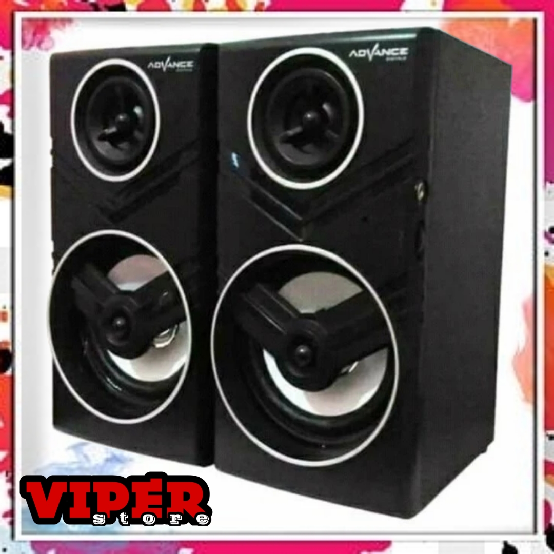 Speaker Bluetooth Advance Original Duo 080 Super Bass Free Siplah