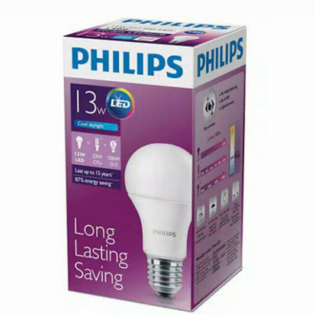 LAMPU LED Philips Bulb 13 Watt | SIPLah