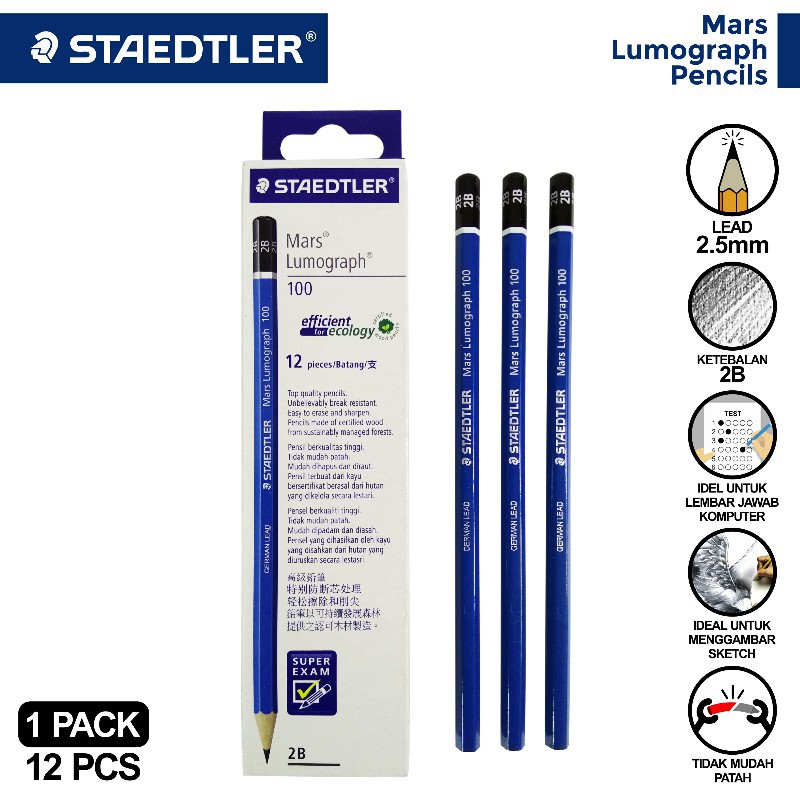 Pensil STAEDTLER 2B | SIPLah