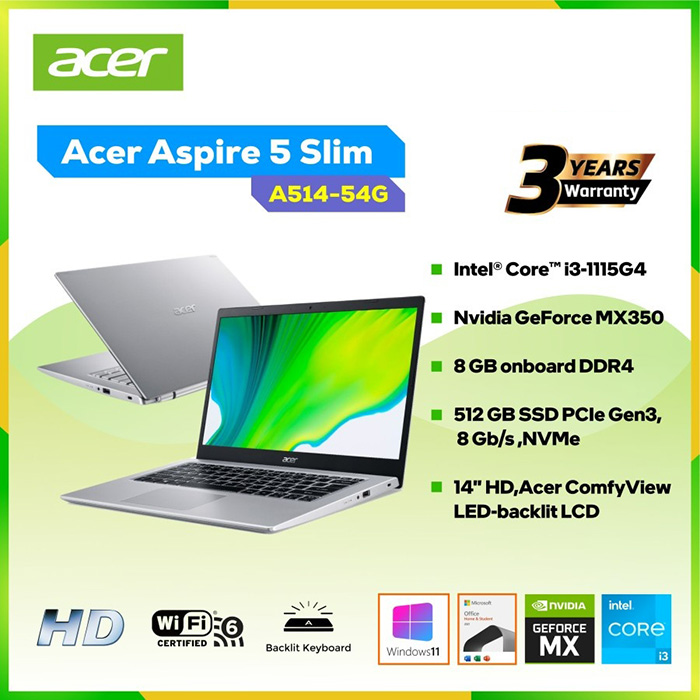 Laptop Acer Aspire 5 Slim A514-54G-32GF | SIPLah