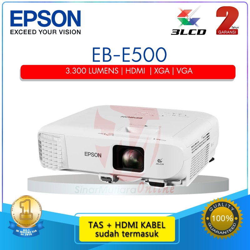 Projector Epson EB E500 SIPLah