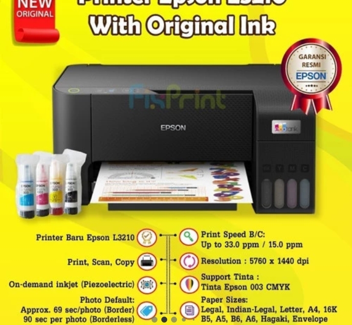 Printer Epson L3210 Siplah 9109