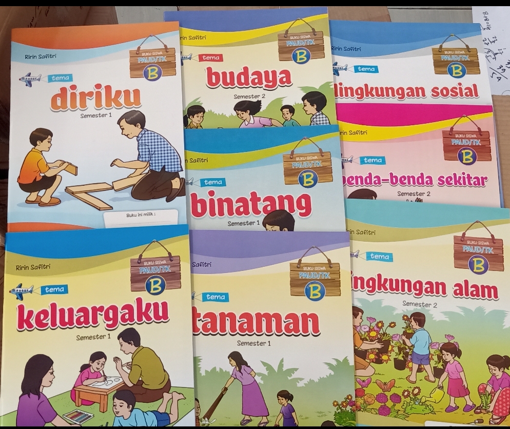 BUKU PAKET TK/PAUD Kelas B | SIPLah