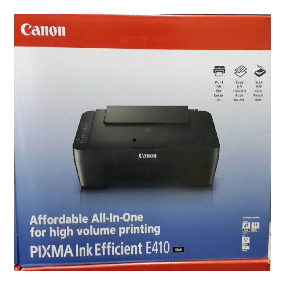 Printer Canon Pixma E410 / E 410 ink efficient | SIPLah