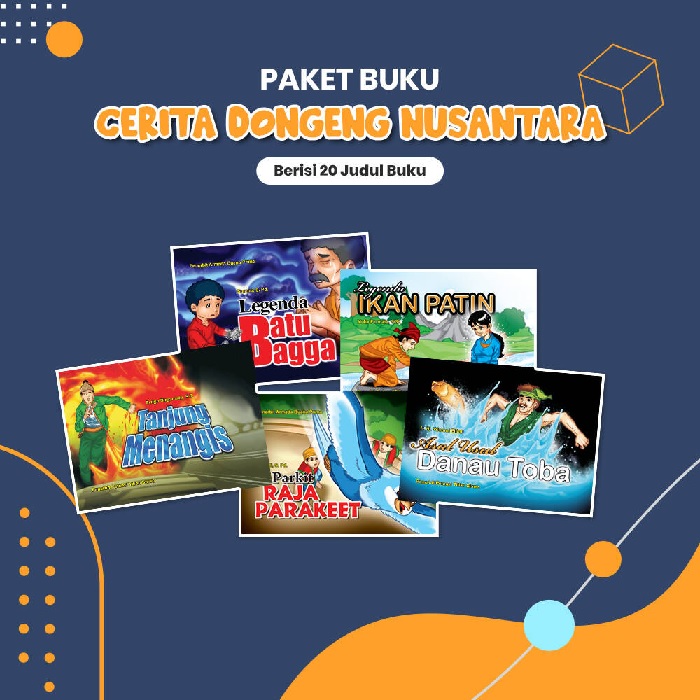 Paket Buku Cerita Dongeng Nusantara | SIPLah