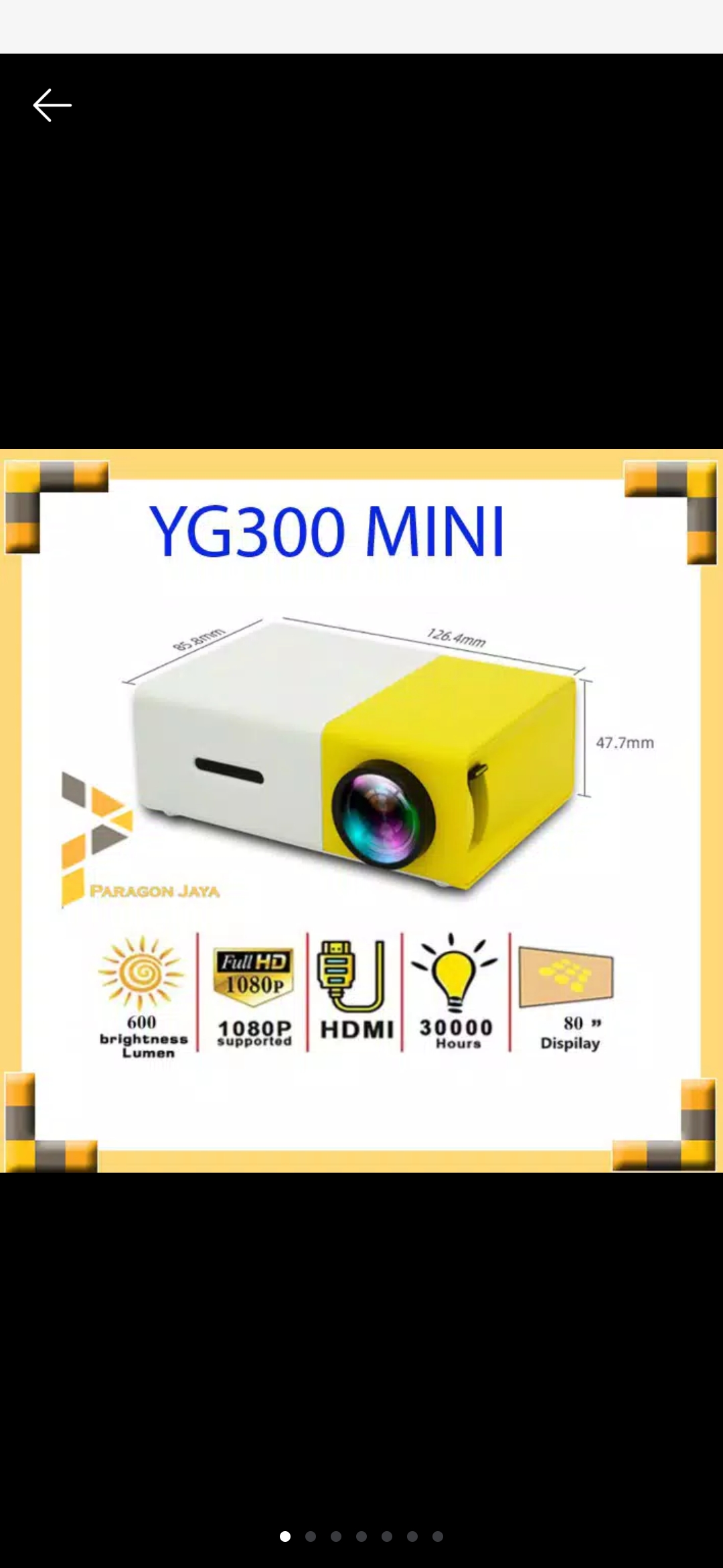 Proyektor mini YG 300 | SIPLah