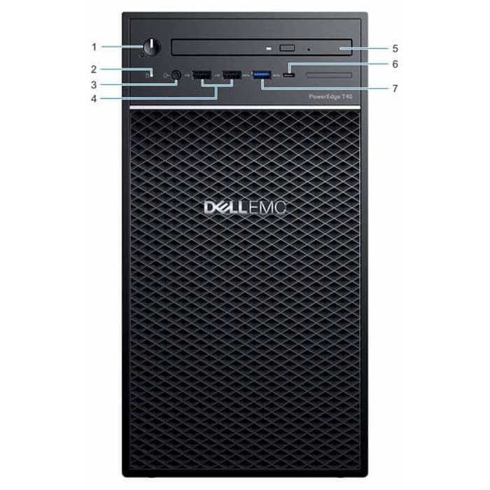 Server Dell T40 Xeon E2224G 8GB 1TB SATA, 2 LAN Card PowerEdge SIPLah