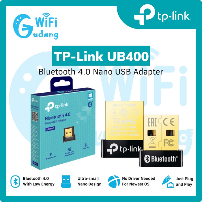 TPLink UB400 Bluetooth 4.0 Nano USB Adapter SIPLah