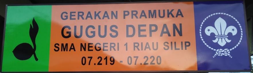 PLANG NAMA ATAU PAPAN NAMA GUGUS DEPAN/PRAMUKA | SIPLah