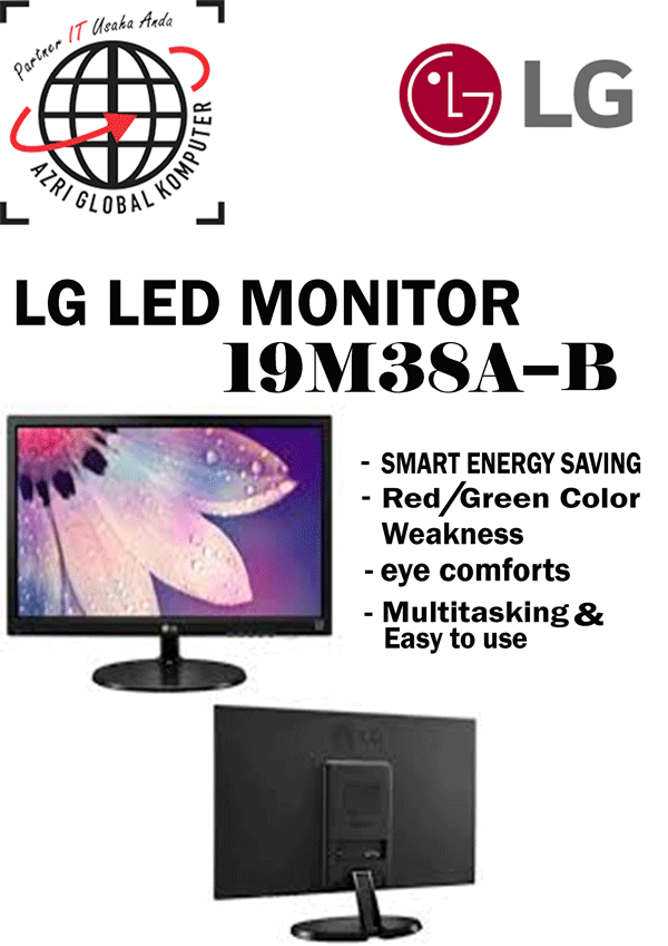 Lg Monitor Led 19 Inch 19m38a Siplah 4803