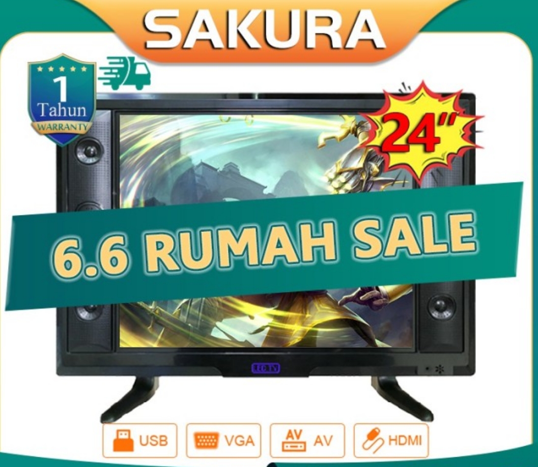 sakura led monitor 24 inch