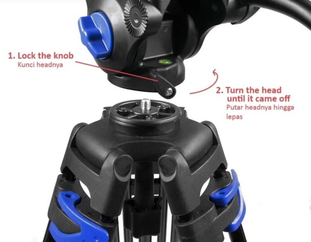 Tripod Handycam Takara Hydro B18 SIPLah