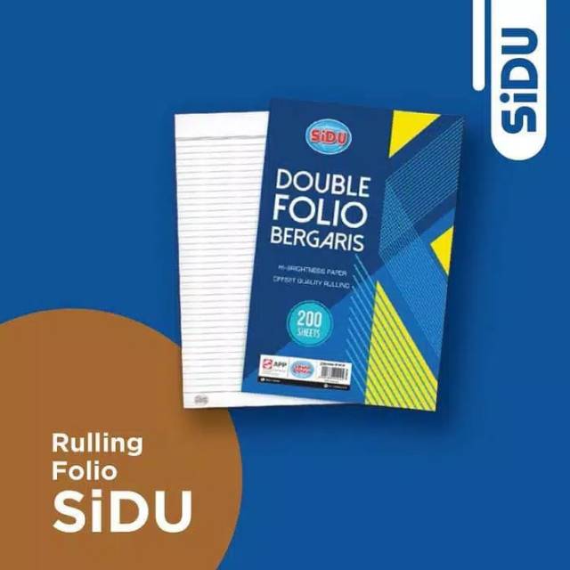 KERTAS DOUBLE FOLIO BERGARIS ISI 200 | SIPLah