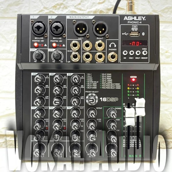 Mixer Equalizer Phonic 4 4 chanel SIPLah