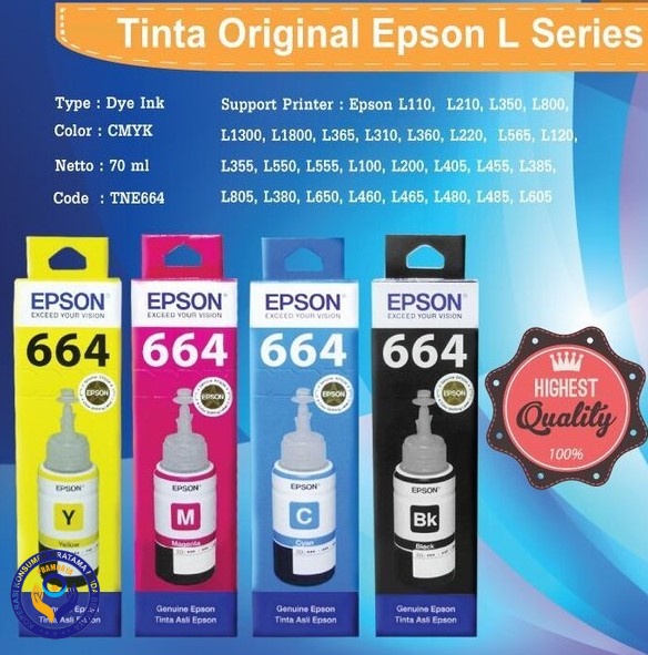 Tinta Printer Epson L210 Original Siplah 6385