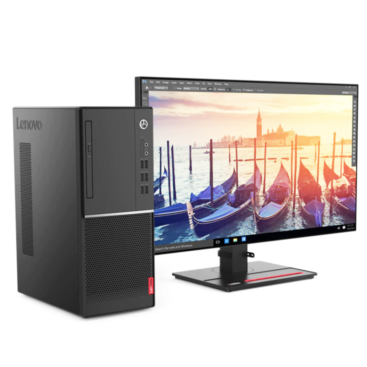 PC Mini Tower Lenovo V5302000 i59400/8GB/1TB/19.5"/Win10 Home SIPLah
