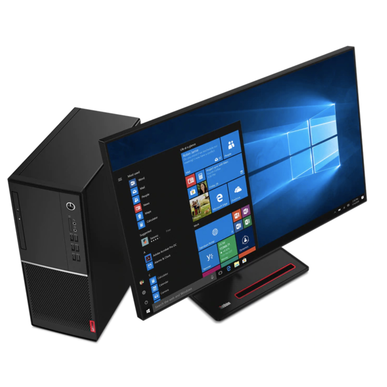 PC Mini Tower Lenovo V5302000 i59400/8GB/1TB/19.5"/Win10 Home SIPLah