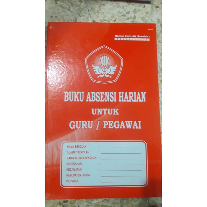 Buku Absensi Harian Guru Siplah 3080