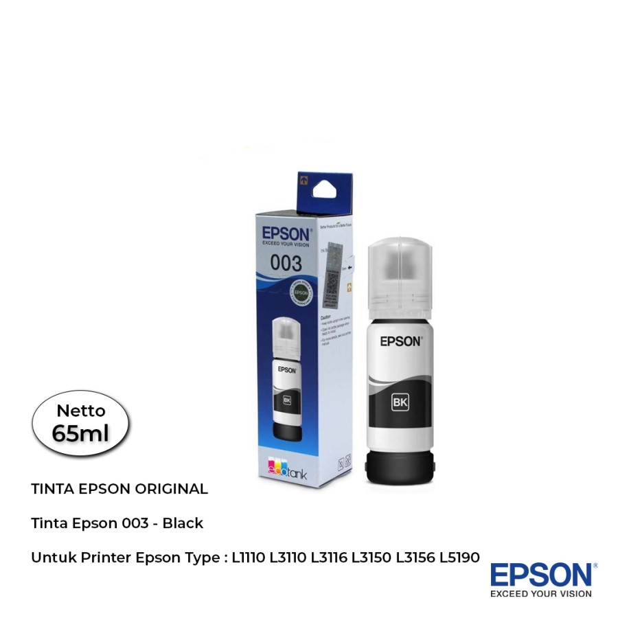 TINTA EPSON 003 BLACK | SIPLah