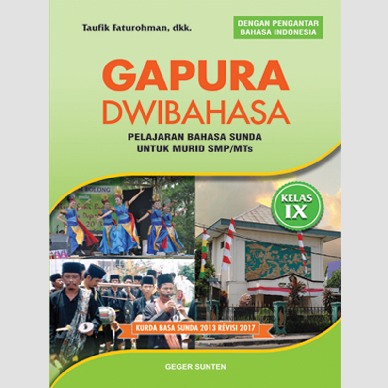 Buku Bahasa Sunda I Gapura Dwibahasa Kelas 3 SMP | SIPLah