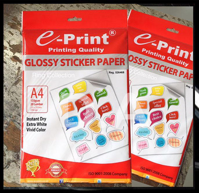 Kertas Stiker Glossy | SIPLah