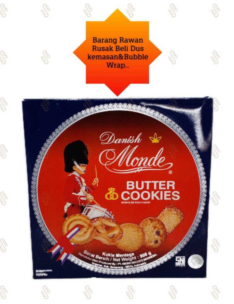 kue Kering Monde Butter Cookies Kaleng 908gr SIPLah