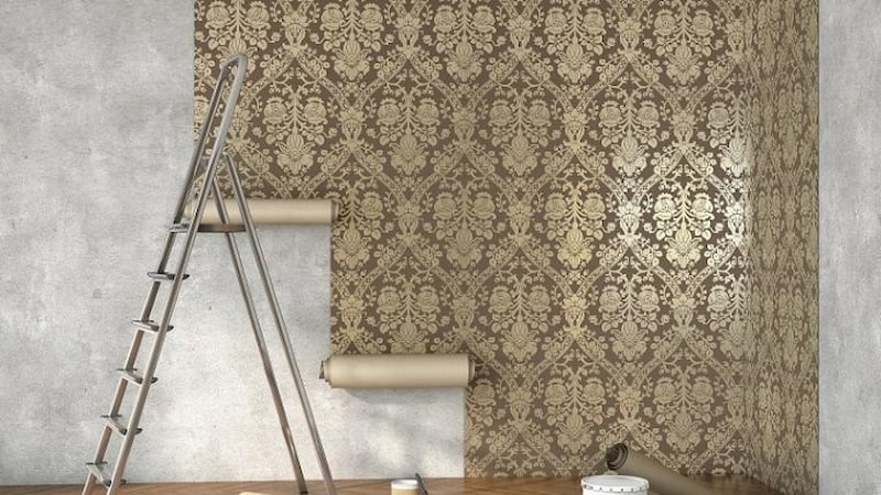 cara pasang wallpaper dinding | QHOMEMART