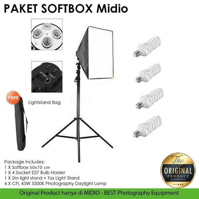 softbox midio 4 socket