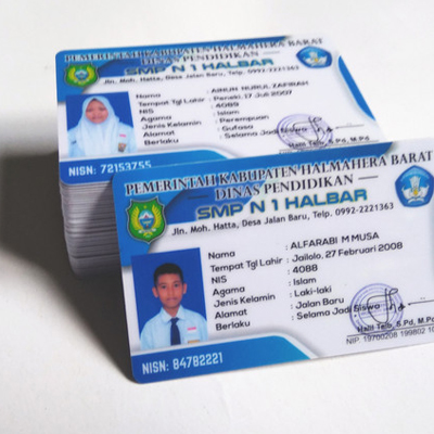 Kartu Pelajar Dengan Barcode Siplah