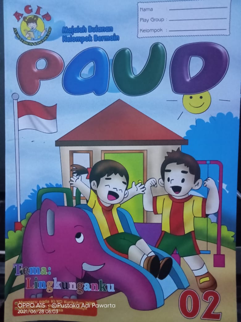 MAJALAH PLAY GROUP USIA 3 - 4 , EDISI 2 , PENERBIT : MEDIA UTAMA | SIPLah