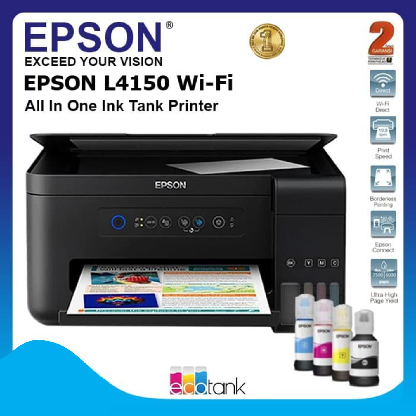 Printer Epson L4150 Wi Fi All In One Ink Tank Siplah 8156