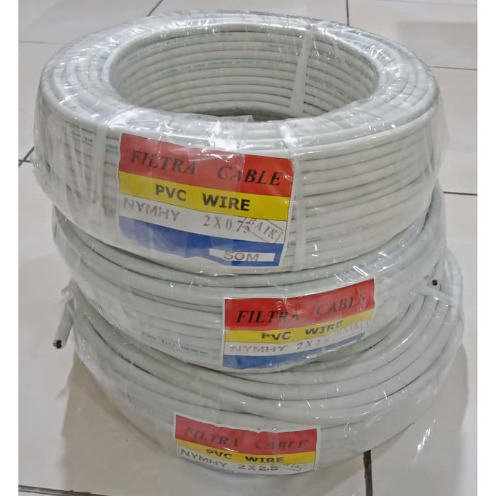 KABEL NYYHY 2X1 5 METER SIPLah Kabel nyyhy 2x1 5 meter siplah