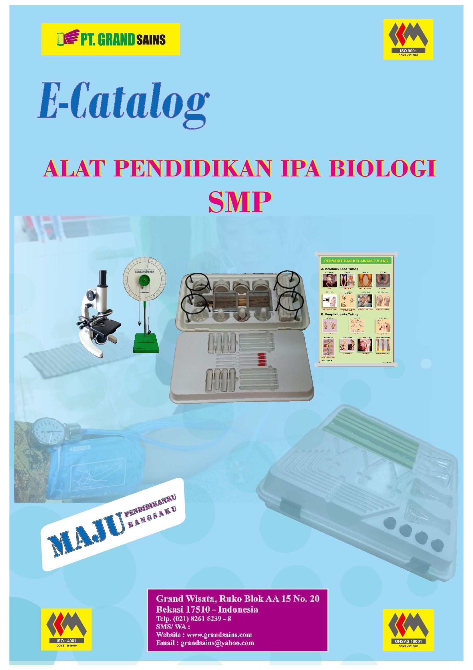 Paket Alat Peraga Pendidikan Ipa Biologi Smp Siplah