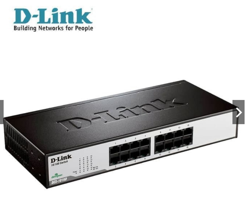 Hub Switch Dlink 16P Gigabyte DGS1016 C (Bahan Besi) SIPLah