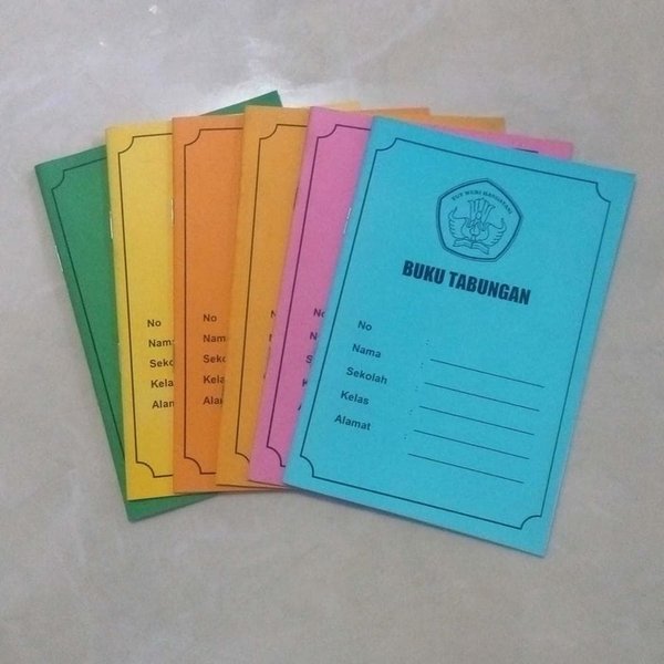 BUKU TABUNGAN SISWA FULL WARNA | SIPLah